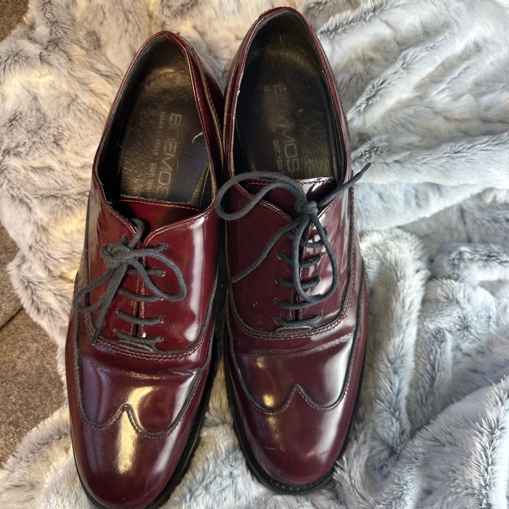 “Boemos”Burgundy Loafer Wingtip, EU39 Unisex. $55